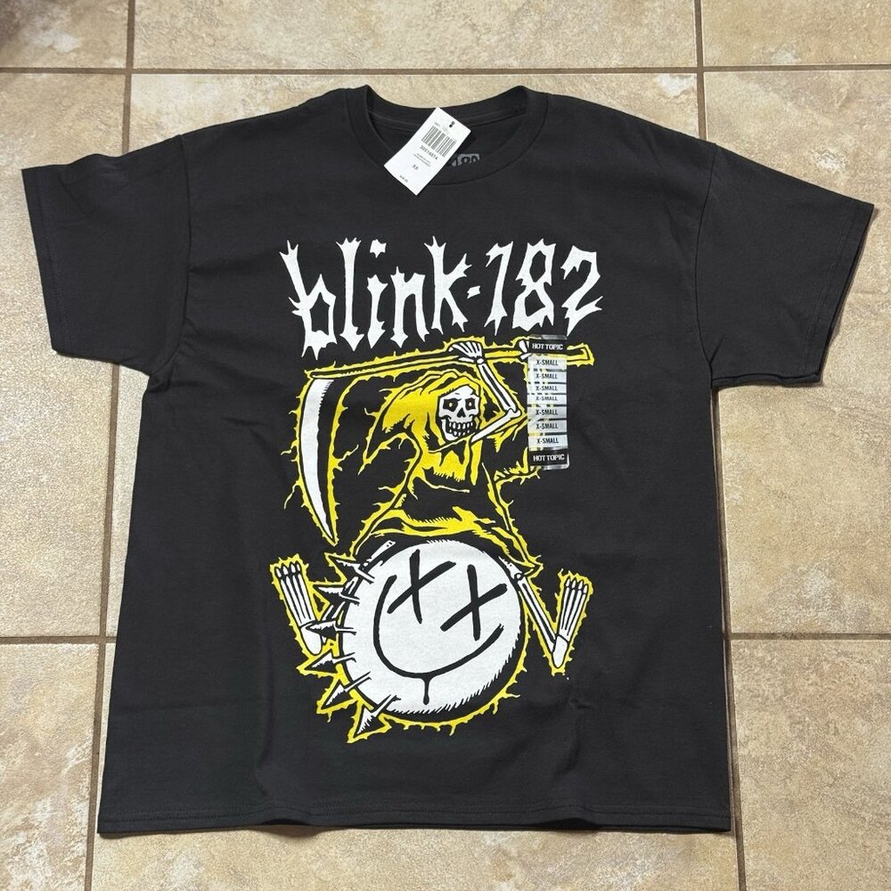 Blink-182 Reaper World Tour T-Shirt 2023/2024 Mens X-SMALL New